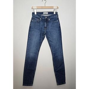 Everlane Mid Rise Skinny Jeans Size 24 Blue Denim